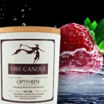 VIBECANDLE Duftkerzen Optimismus - Handgemachte - 250 ml - 55 Stunde