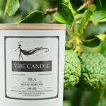 VIBECANDLE Luxuriose Duftkerzen  Kraft- Handgemachte - 250 ml - 55 Stunde