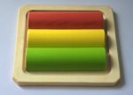 Sensorik-Panel SET  **Bunt in verschiedenen Formen**- Feinmotorik und Spiel – Bild 3