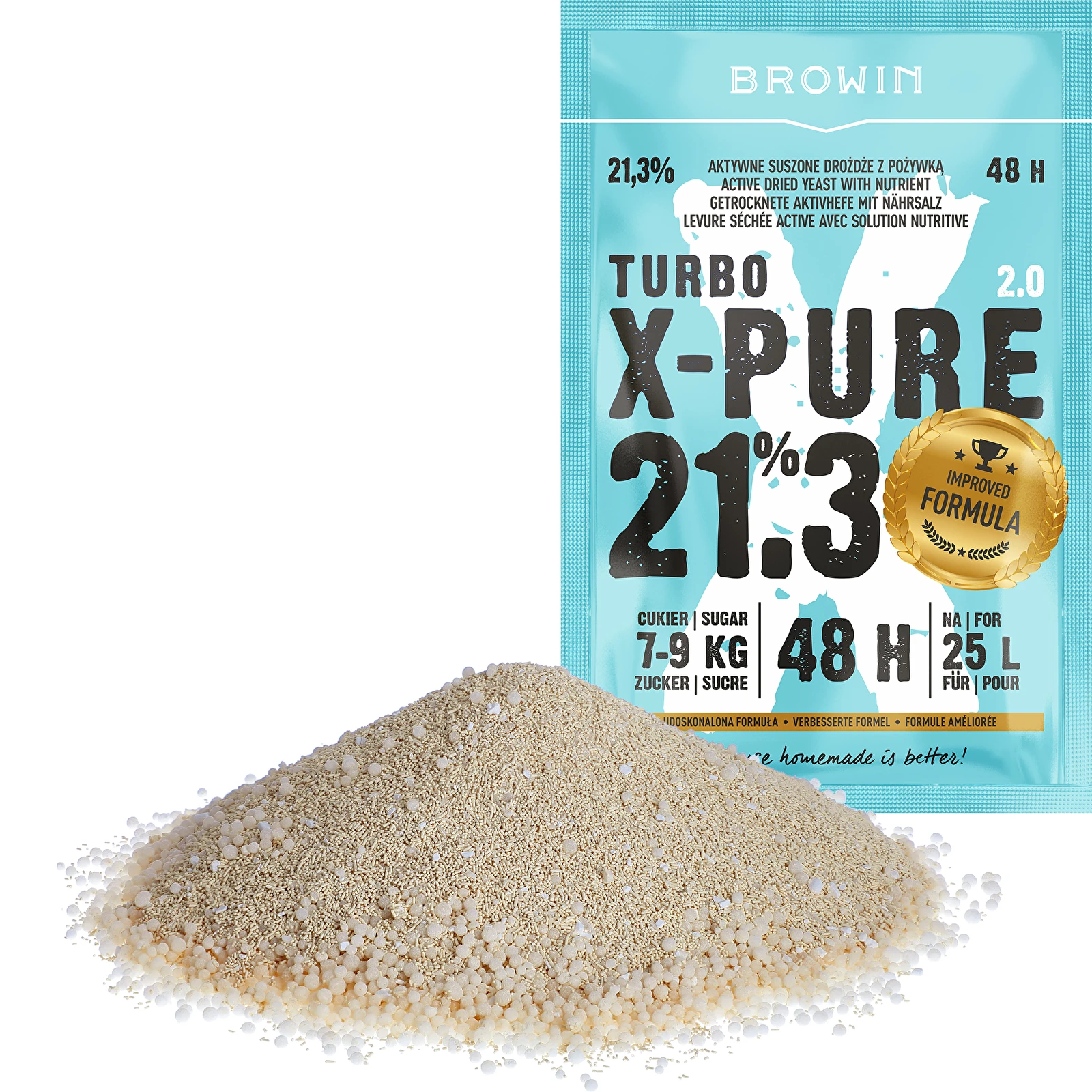 drozdze-turbo-x-pure-21-3-48h-25-l-403103_a Turbohefe X-Pure 21,3% 48h, 25 L - BROWIN – Bild 1